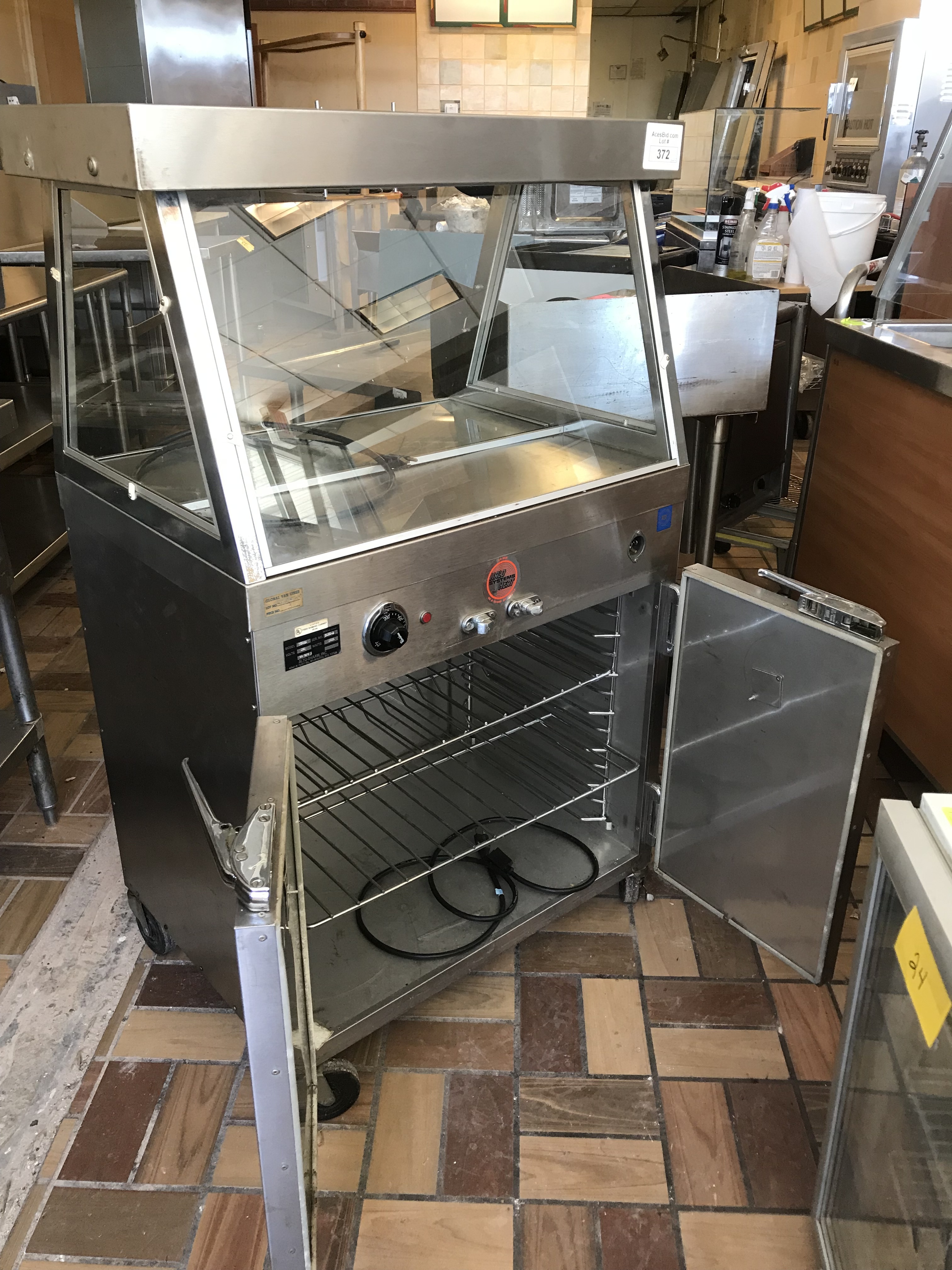 lot 48 image: Alto-Shaam Half Size Holding Cabinet on Casters - Model # 500-S - 120 Volts - 1 Phase - 18 x 25 x 31 - NSF Approved- Very Nice