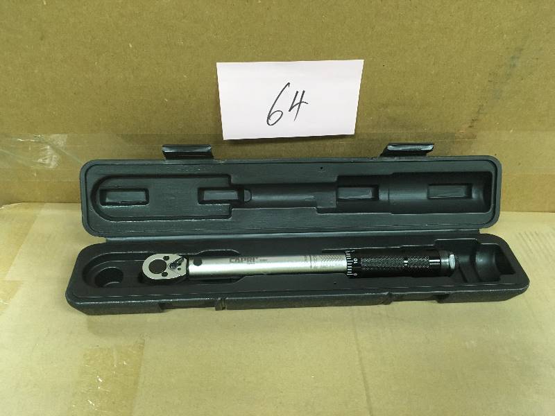 Capri Tools 14 in. Drive 20 in. to 245 in. lbs. Torque Wrench  open box not used