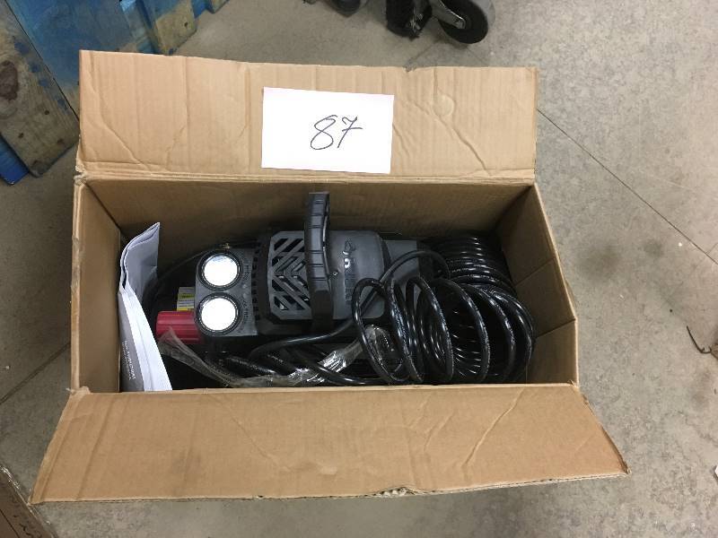 Husky 2 Gal. Oil Free Air Compressor  open box in good condition