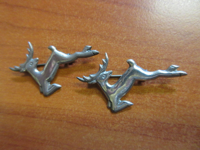 lot 306 image: MEXICAN SILVER REINDEER