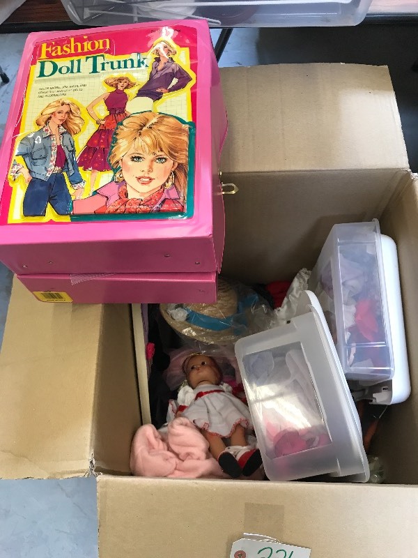 LOT OF DOLLS AND ACCESSORIES