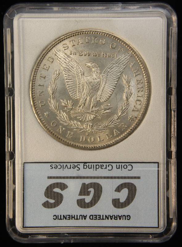 1891-S MORGAN SILVER DOLLAR MS66 CGS