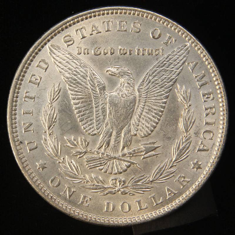 1896 MORGAN SILVER DOLLAR UNC DETAILS