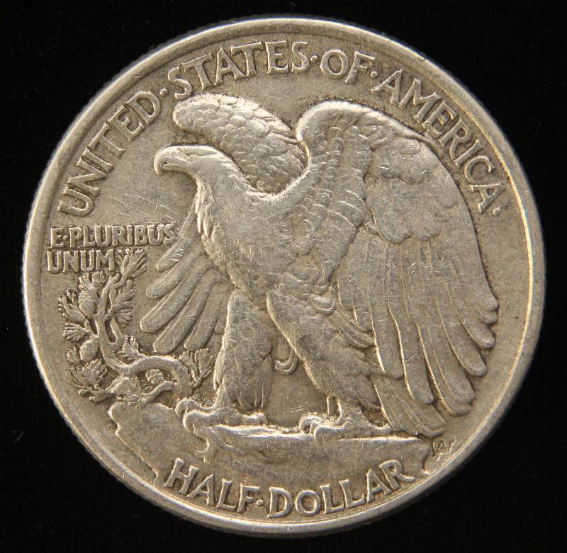 1945 WALKING LIBERTY SILVER HALF DOLLAR XF