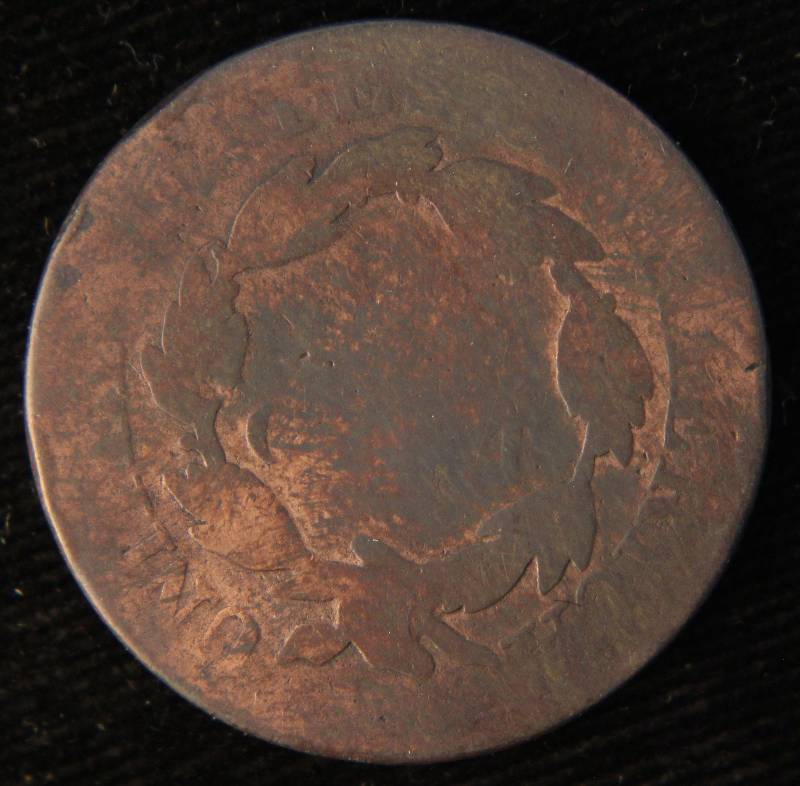 1829 US CORONET HEAD LARGE CENT AG3