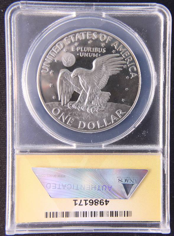 1974-S PROOF EISENHOWER DOLLAR PF68DCAM ANACS