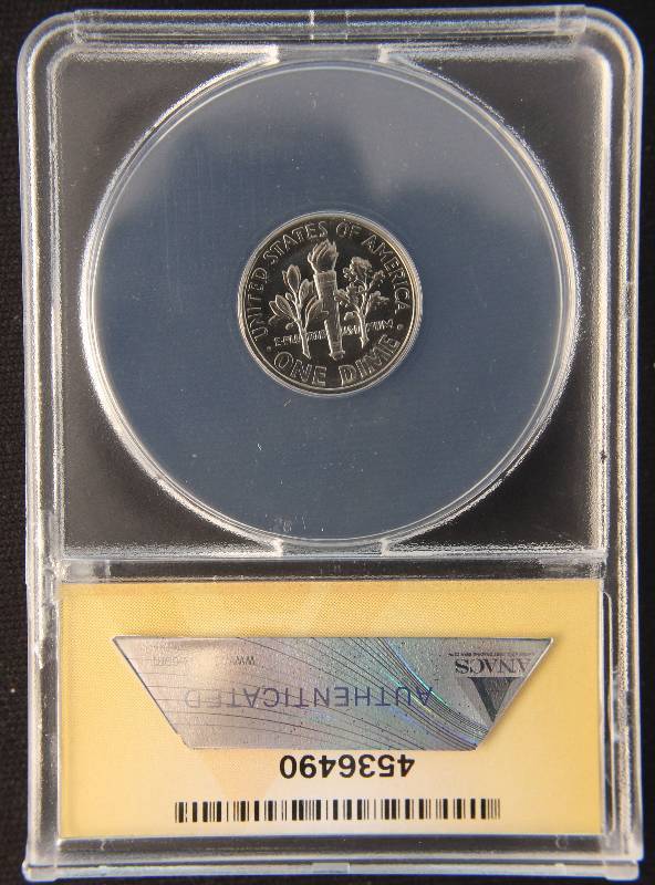 1968-S PROOF ROOSEVELT DIME PF67 ANACS
