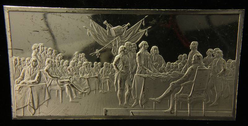 4 14 TROY OZ. .999 FINE SILVER ART BAR