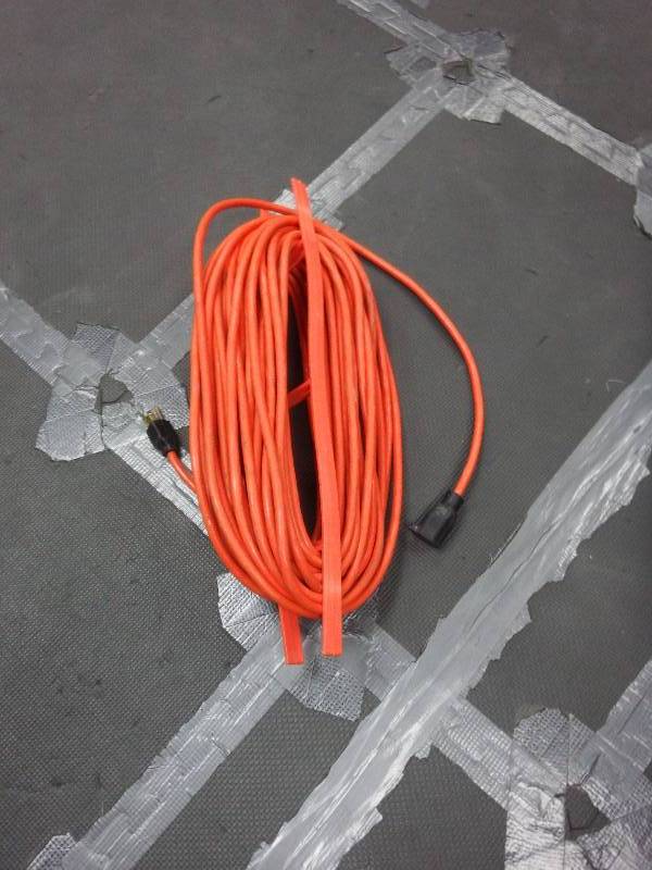 Multiple Electric Cords and Power Outlets