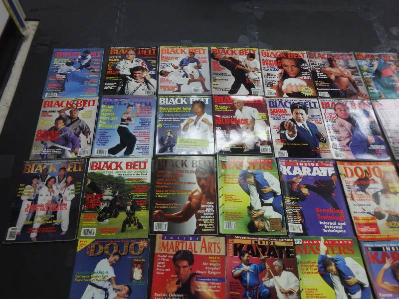 Over 60 Martial Arts Magazines