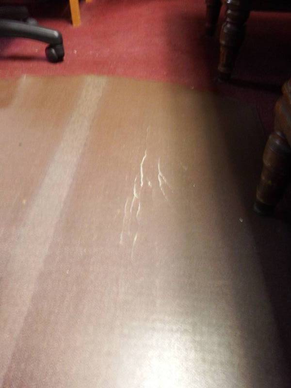 Hard Plastic Carpet Protector 38 x 48
