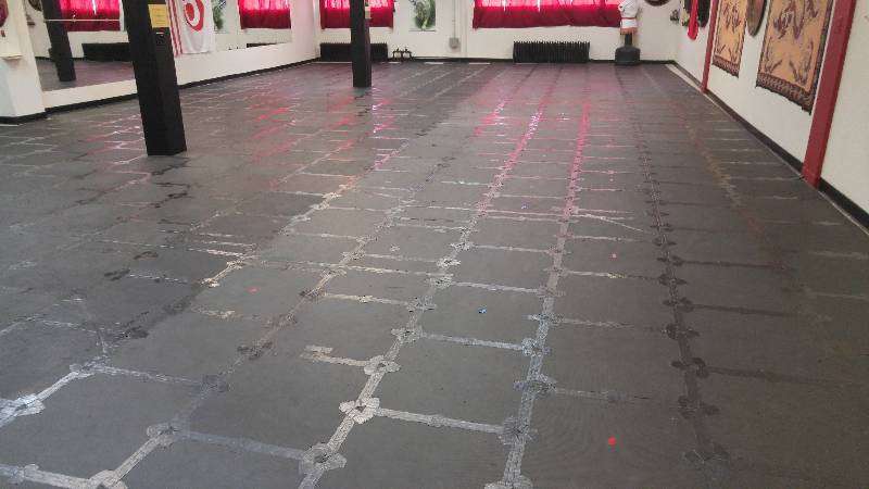 Used Rubber Flooring About 1500 Sq Ft Martial Arts Studio