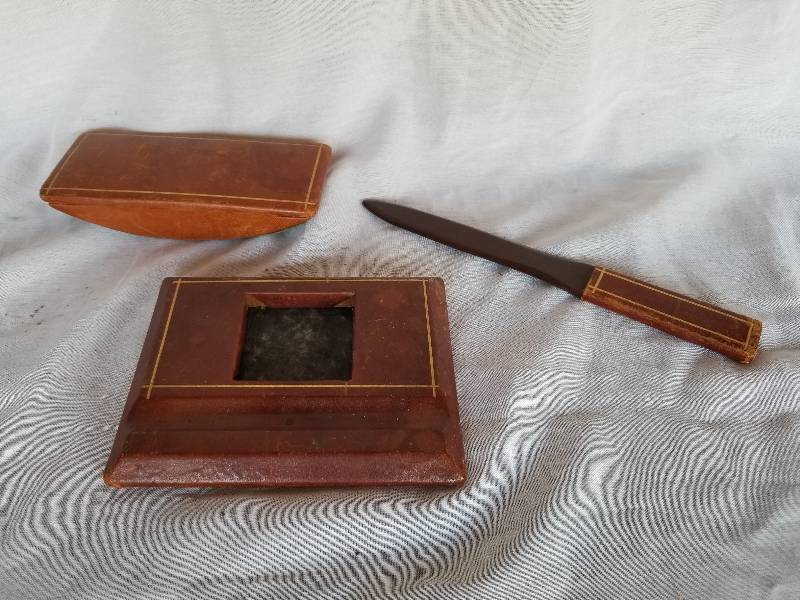 ANTIQUE DESK SET
