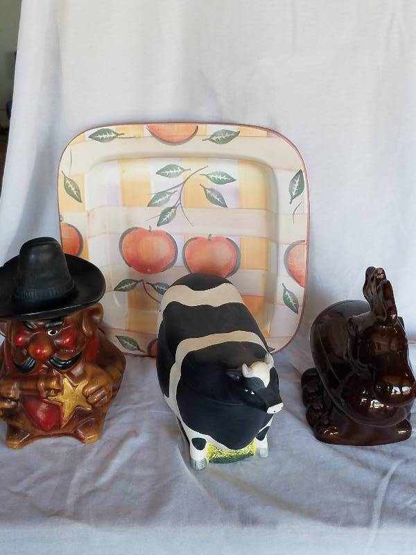 COOKIE JARS, PLATTER