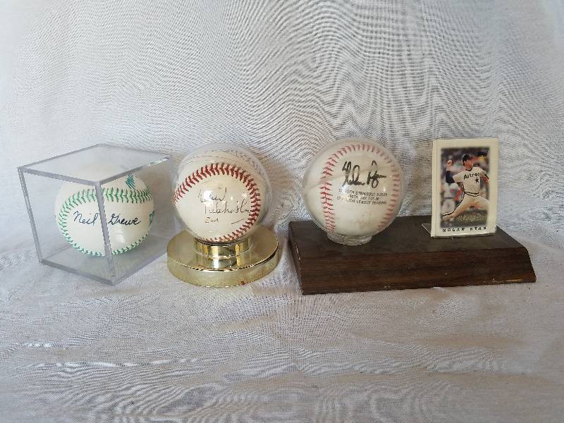 SIGNED BASEBALLS