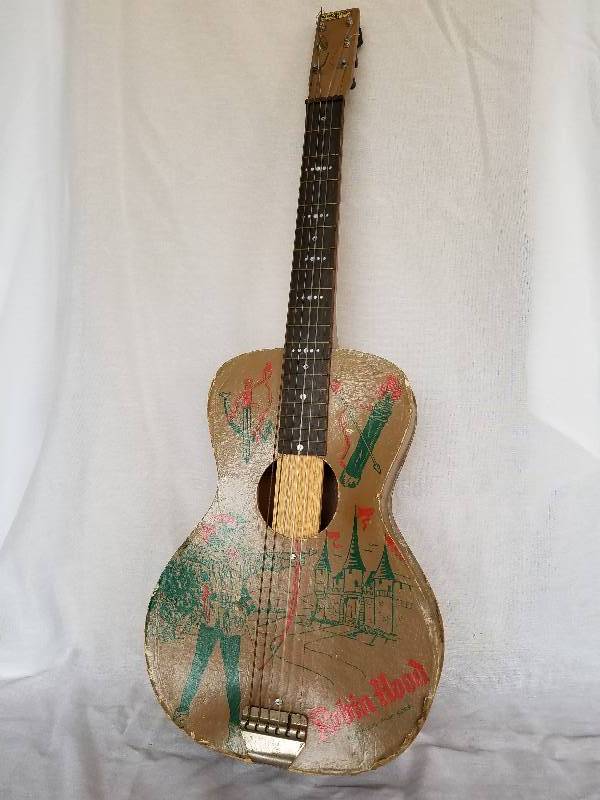 ANTIQUE KIDS TOY GUITAR