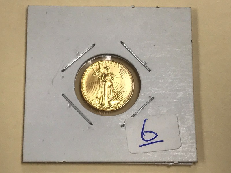 1992 Standing Liberty $5 Gold Coin,...