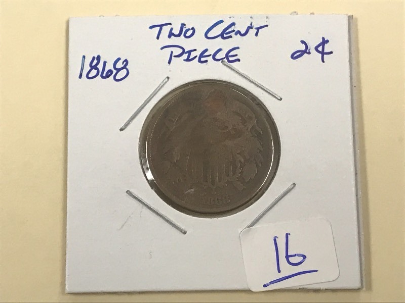 1868 Two-Cent Piece ...
