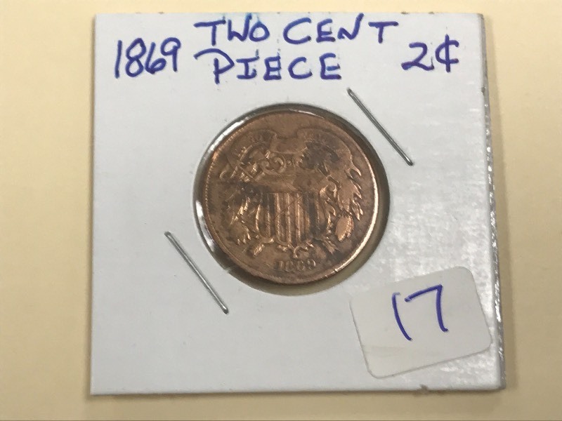 1869 Two-Cent Piece ...