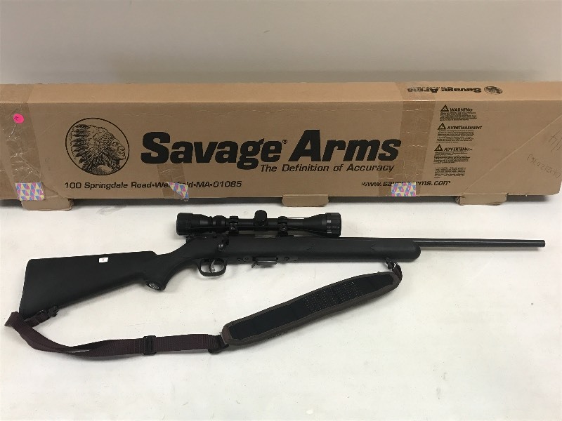 lot 8 image: Savage 93R17 Hunting Rifle