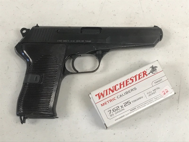 lot 22 image: Intrac CZ-52 Pistol