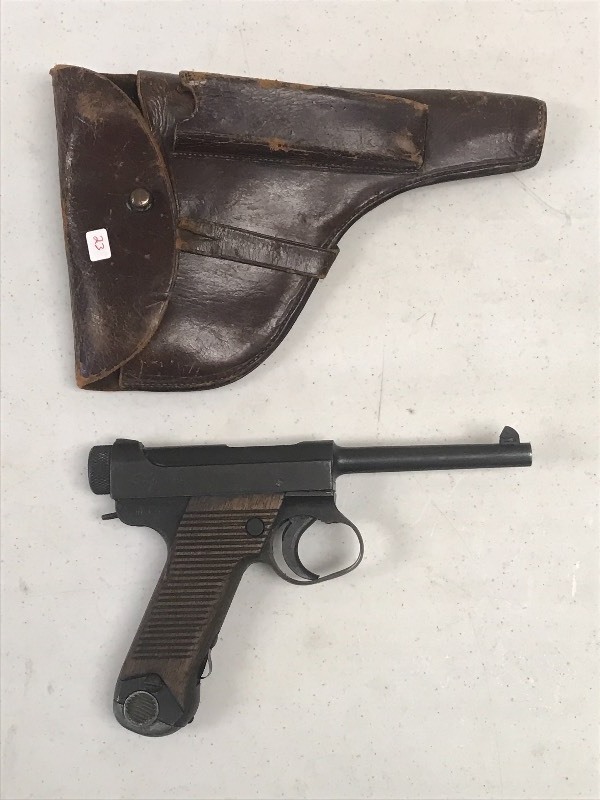 lot 23 image: Japanese Nambu Pistol