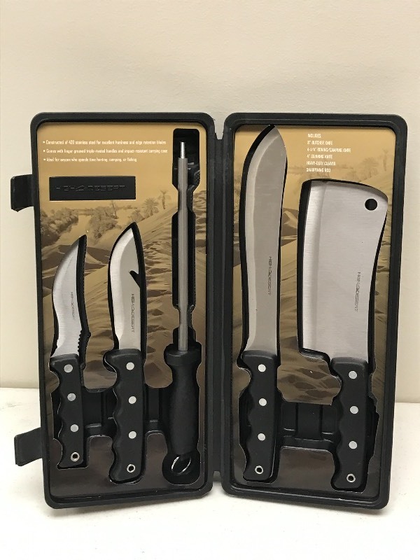 lot 53 image: High-Desert 5-Piece Big Game Butche...