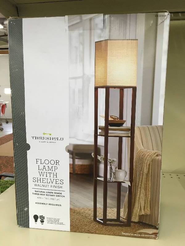 SHELF FLOOR LAMP