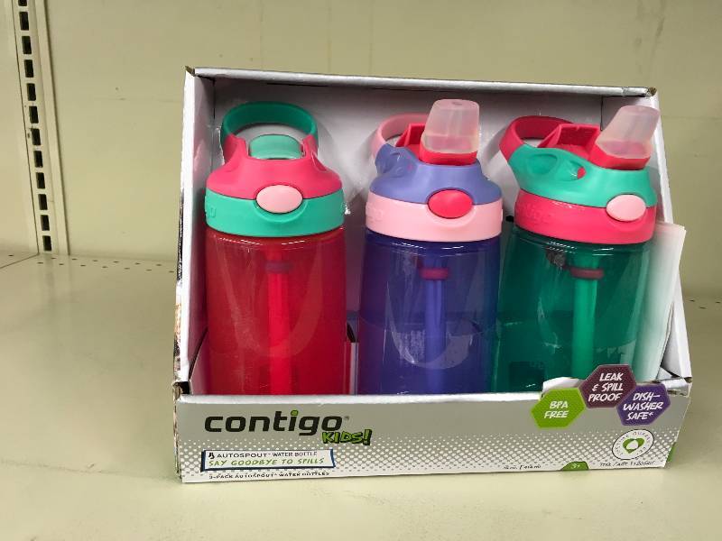 GIZMO 3PK WATER BOTTLES, RETAIL $11.99