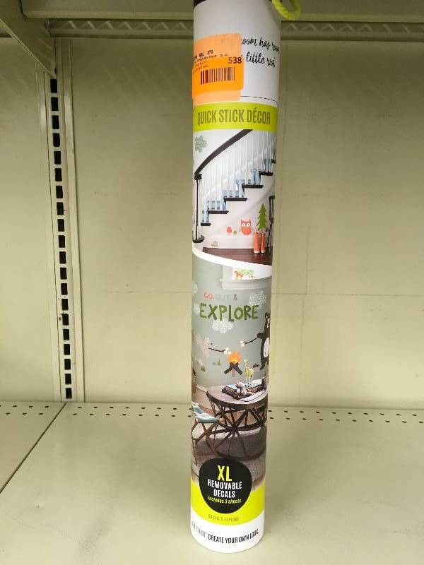 XL REMOVABLE DECALS, QUICK STICK DECOR
