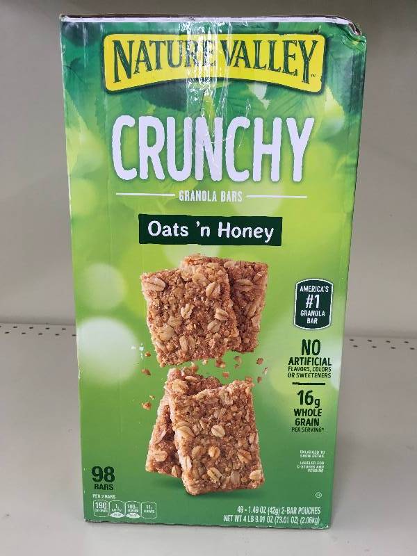NATURE VALLEY OATS N HONEY, RETAIL $12.79