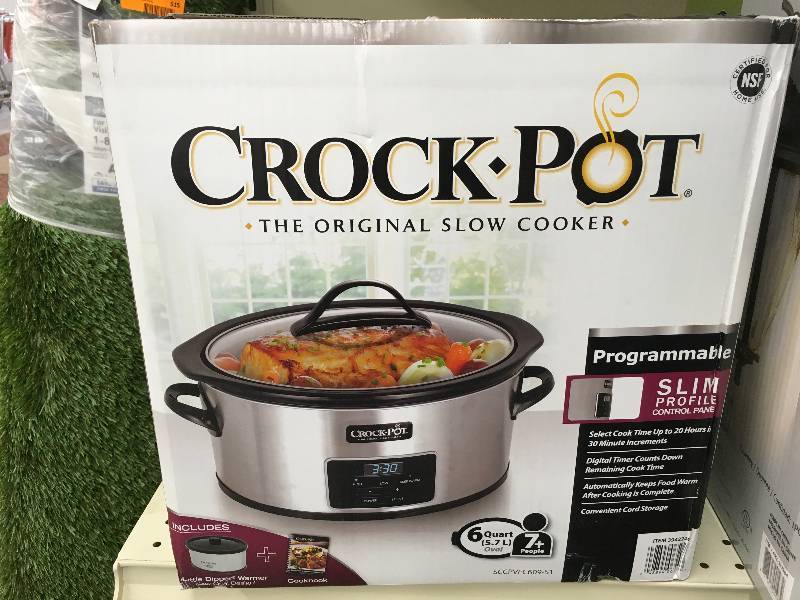 6 QT CROCK POT WLITTLE DIPPER CROCK, MSRP $39.99