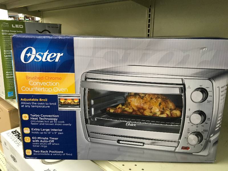 OSTER COUNTERTOP OVEN, RETAIL $49.99