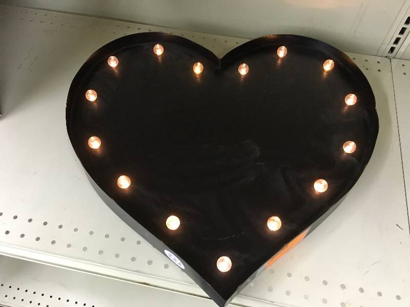 METAL MARQUE, HEART SHAPE