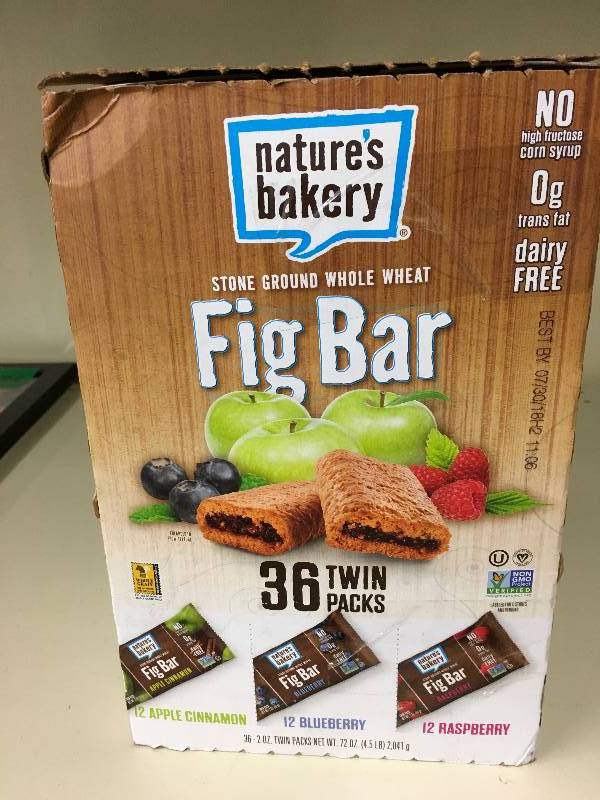 NAT BAKERY FIG BAR 362Z, RETAIL $10.89