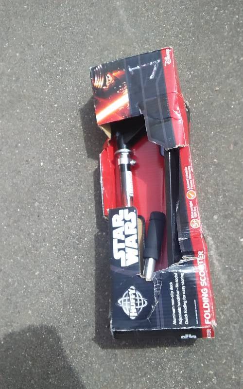 Star Wars Folding Scooter (New In Box)