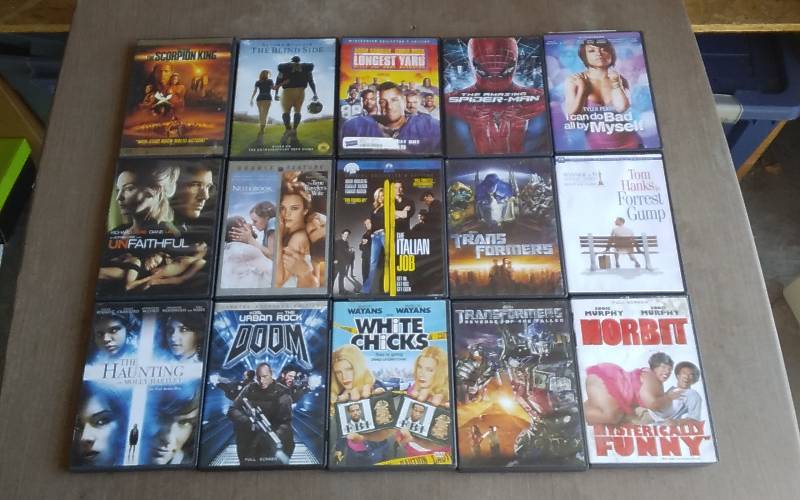 15-DVDs (PG-13)