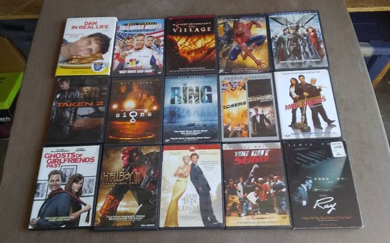 15-DVDs (PG-13)