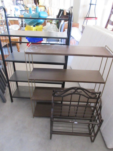 METAL SHELVING UNITS