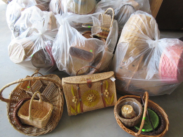 BASKETS, BASKETS AND MORE BASKETS
