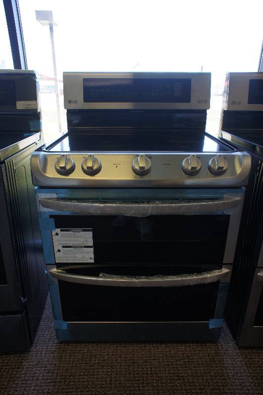 lot 5 image: NEW - SCRATCH AND DENT - LG ENERGY STAR MODEL # (LDE4411ST) - Electric Double Range - Freestanding - 7.3 cu ft - Stainless Steel - TESTED WORKS - MSRP $ 1599.99