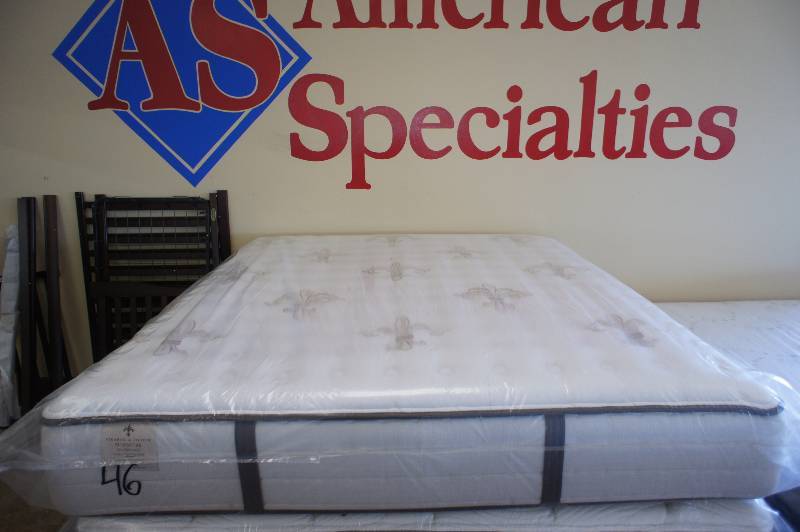 lot 11 image: NEW - STEARNS AND FOSTER - SIGNATURE BECKINSALE - LUXURY CUSHION FIRM - CALIFORNIA KING CALI KING MATTRESS - MSRP $5999.99