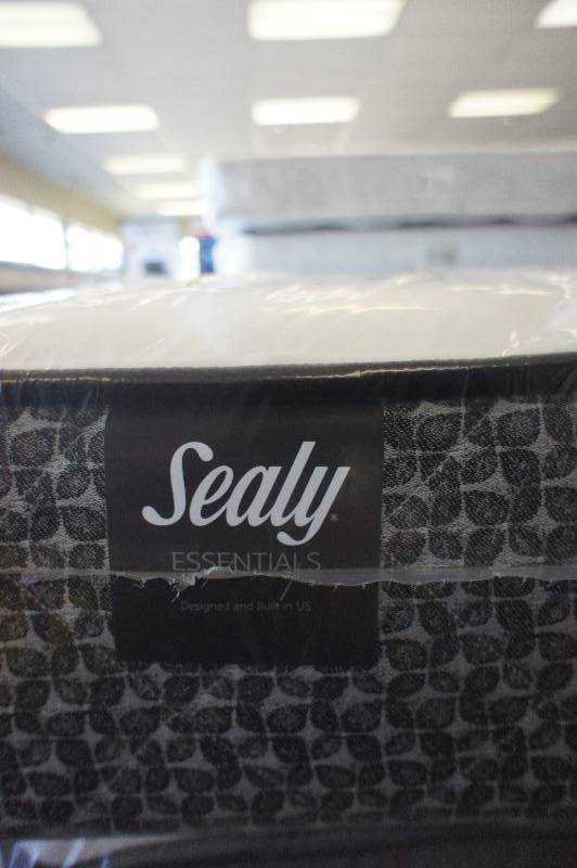 lot 14 image: NEW - QUEEN SIZE - SEALY - ESSENTIALS - LANSFORD LTD PLUSH - QUEEN SIZE MATTRESS MSRP $1799.99