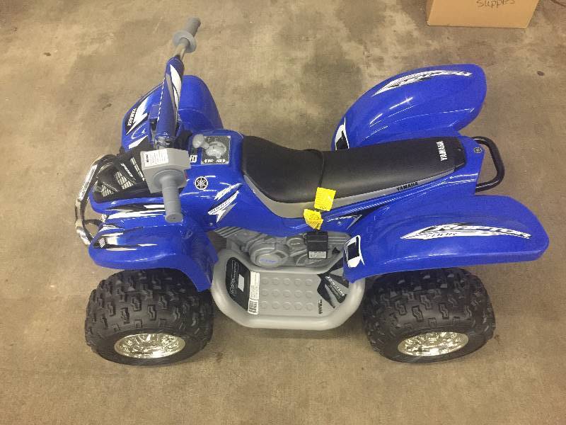 lot 19 image: FULLY ASSEMBLED 12 volt yamaha quad ride on powerwheel