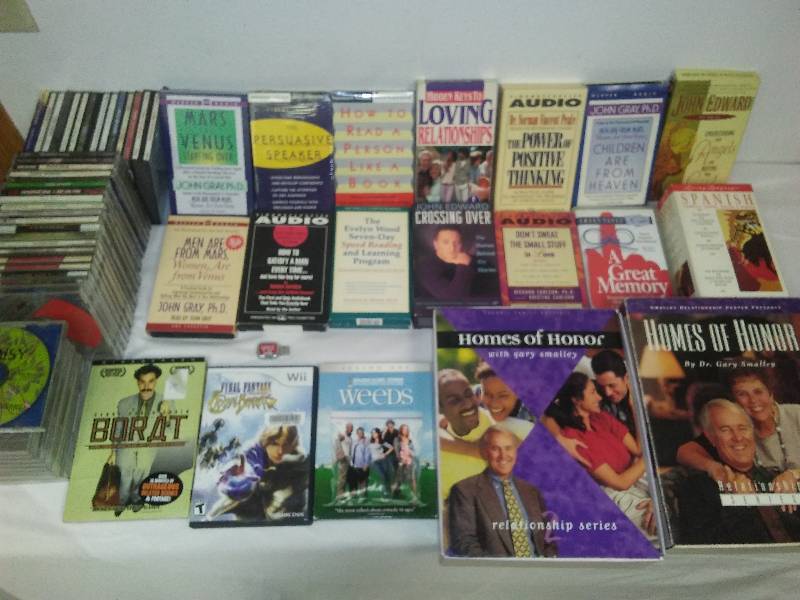 lot 224 image: DVDs, CDs Wii game and more