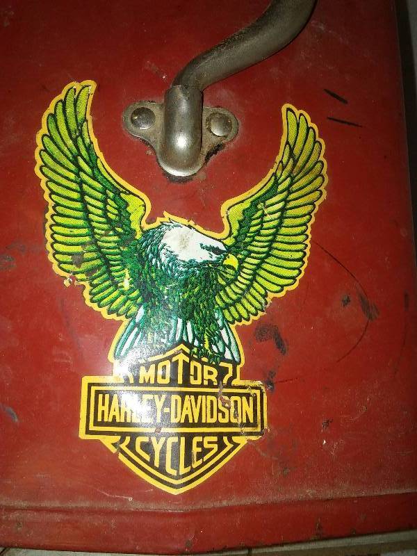 lot 235 image: Harley Davidson Tool Box and more