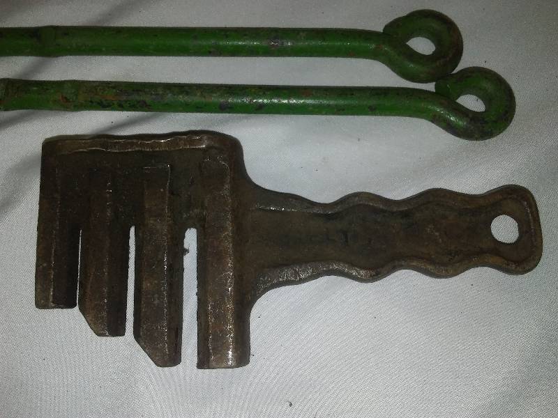 lot 238 image: Vintage Cast clamps or presses and more