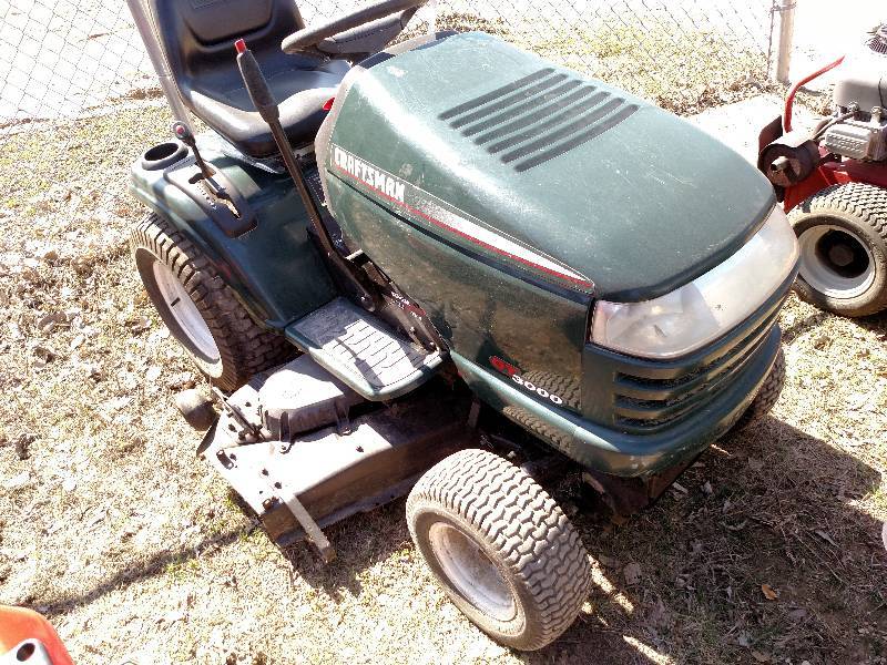 Craftsman gt 3000 discount riding lawn mower