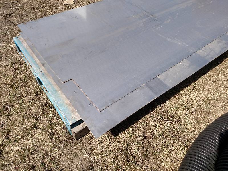 lot 28 image: (2) Stainless Steel 12 ga. Sheets, ...