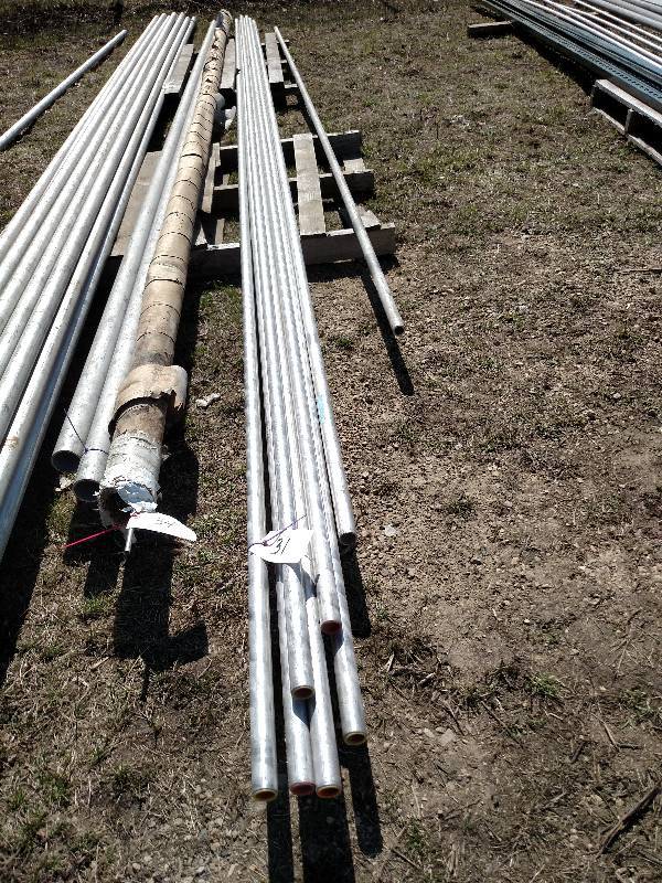 lot 31 image: (7) 1 SCH 40 304 SS Pipe, 21, & (...